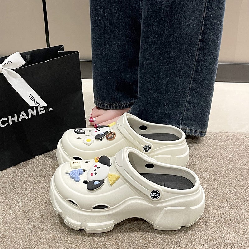Women's Thick-Soled Platform Clog Sandals - EVA Non-Slip Summer Beach Slippers - Image 5