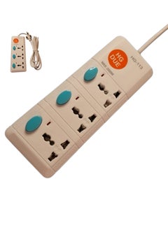 HG Extension Bar with 3 sockets 3m Wire, 2500W 3 Universal Outlets with 3 Individual Switch and 3 Power Indicator 3 Way Extension Cord Board, Electric Extension Power Strip 250V/ 50/60Hz Long Length  - Image 2
