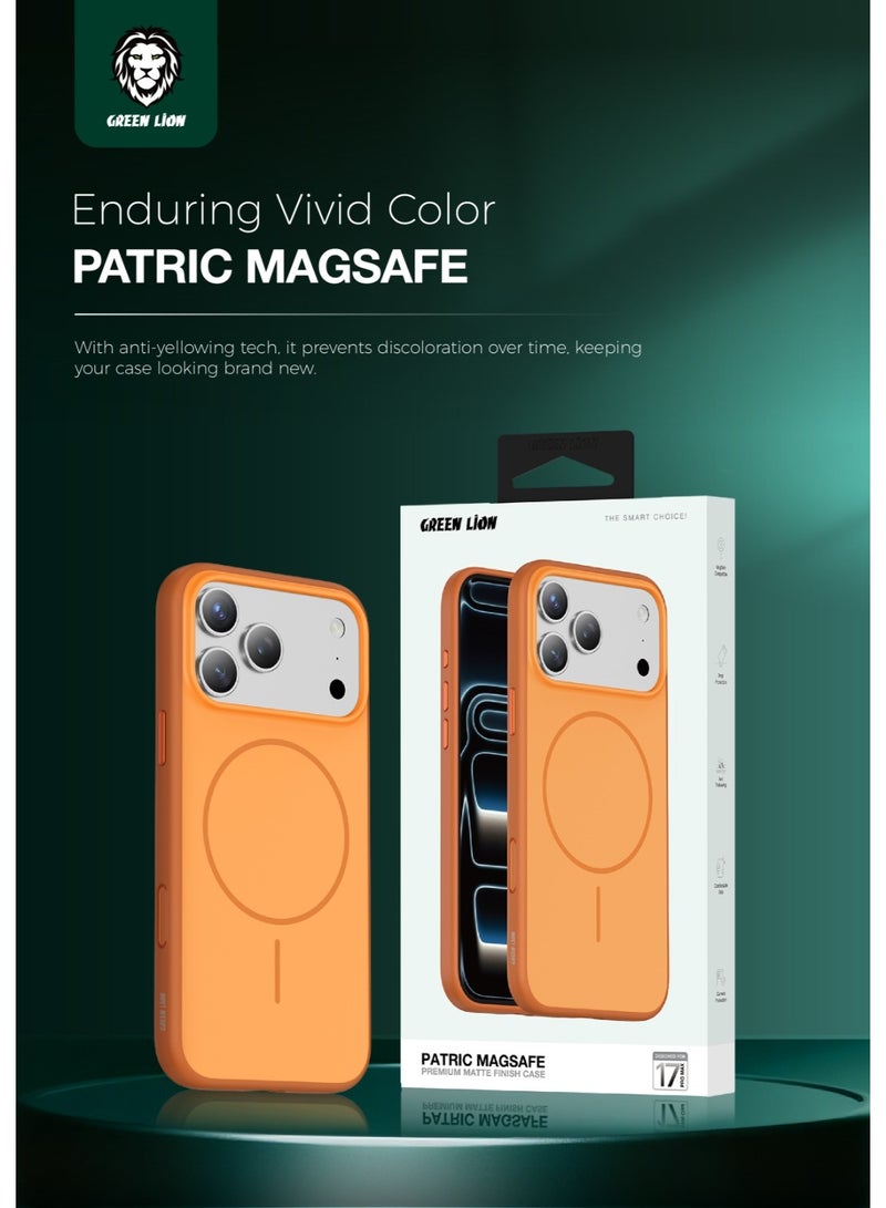GREEN LION iPhone 17 Pro Max MagSafe Case Patric with Premium Matte Finish & Metal Buttons / Camera Protection / Comfortable Grip / Anti-Yellowing Back Cover / Drop Protection / Anti-Fingerprint / Oil Resistant - Blue - Image 4