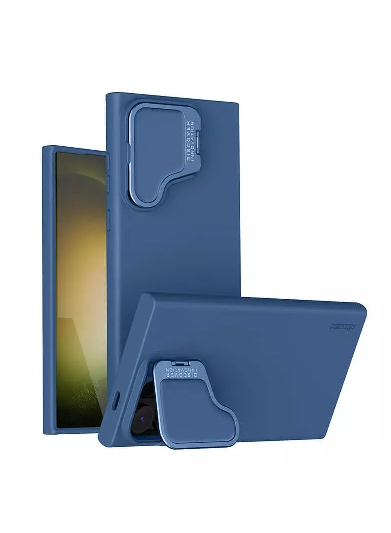 Nillkin CamShield Silky Prop silicon case for Samsung Galaxy S24 Ultra - Blue - Image 2