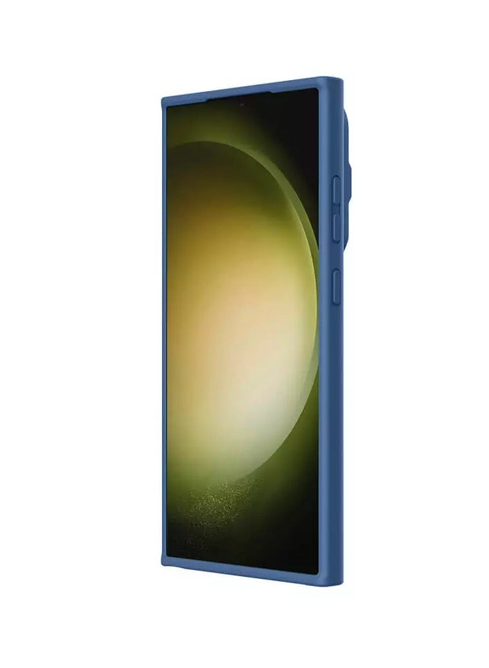 Nillkin CamShield Silky Prop silicon case for Samsung Galaxy S24 Ultra - Blue - Image 4