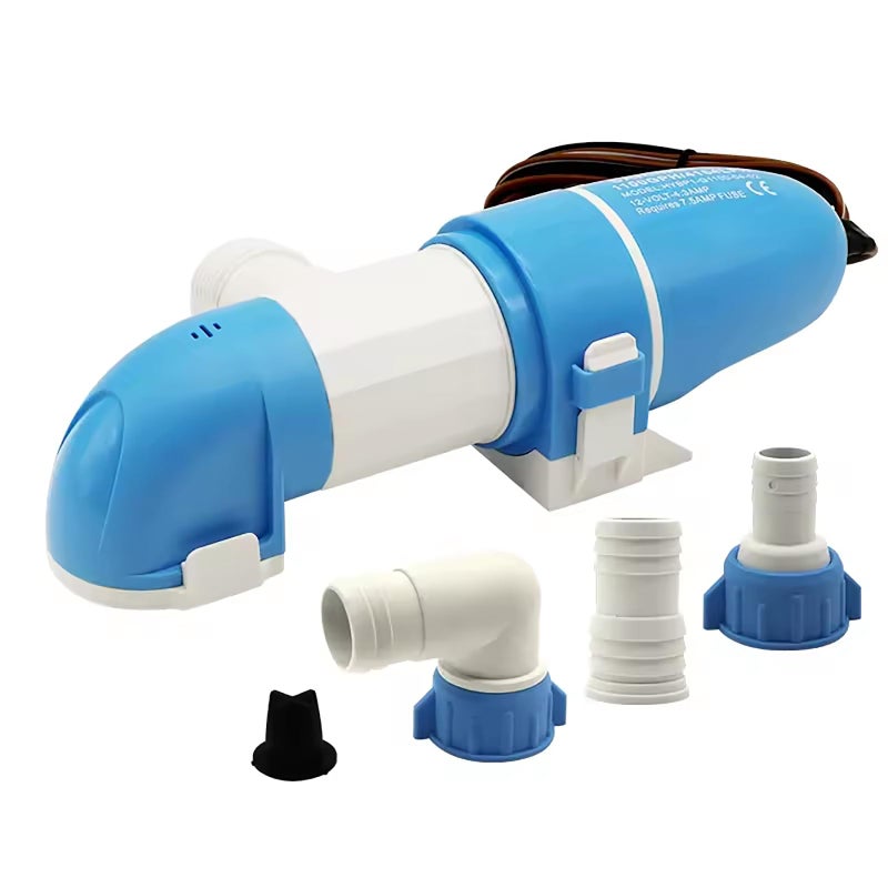 SAILINGFLO 1100 GPH Submersible 12V Low Profile Automatic Sensing Bilge Pump360 Adjustable Outlet with Check ValvesSnapon Component Compact Design Ignition Protected - Image 2