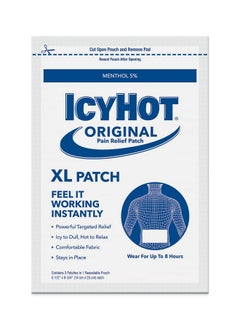 Icy Hot Icy Hot Original XL Pain Relief Patch (3 Count) for Back and Large Areas  - Image 2