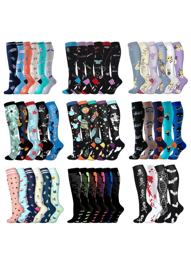 Bluejw Exclusive For New Combination Sports Pressure Socks Outdoor Mountaineering Riding High Elastic Compression Socks Calf Socks  - Image 2