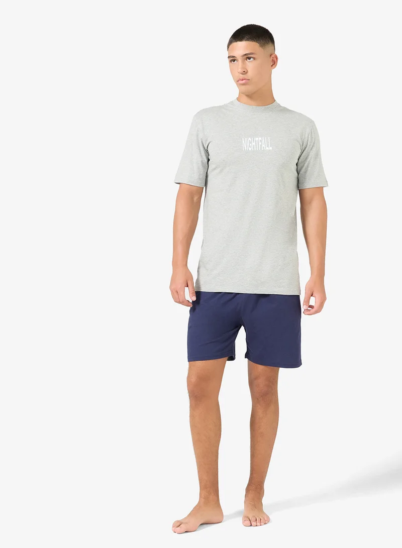 Nightwear T-Shirt & Shorts Set