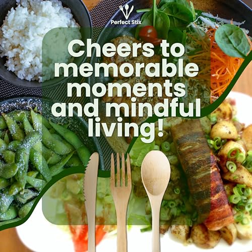 Perfect Stix Wooden Cutlery Kit. Pack of 200 - Image 4