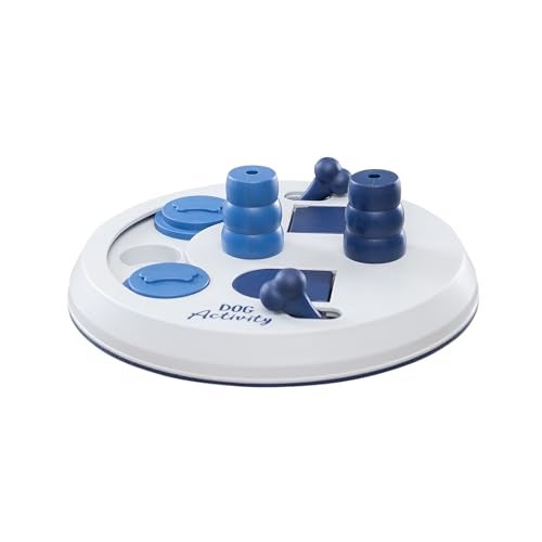 TRIXIE Flip Board Dog Activity Interactive Toy Level 2 Food Puzzle Game Brain Teasing Treat Dispenser IQ and Mental Development Toy for Smart Dogs Enrichment Toy for Boredom Busting - Image 1