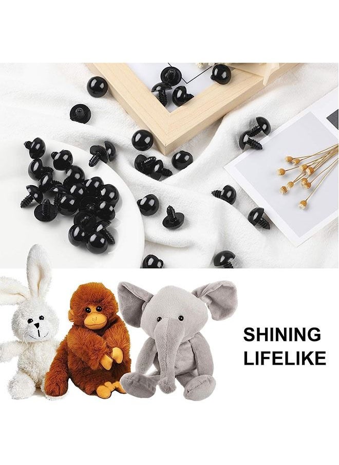 Ant 100-Piece Plastic Safety Crochet Doll Eyes with Washers, Crochet Crafts Washer for Doll Plush Animal and Teddy Bear Puppet Craft Making(0.48Inch/12mm)  - Image 5