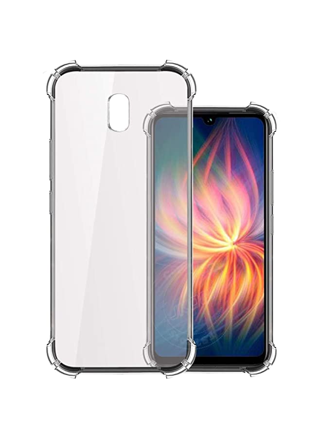 vesus Silicon Flexible Shockproof Corner TPU Back Case Cover for Xiaomi Mi Redmi 8A -Transparent