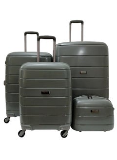 ROWER Luggage Set – Travelling Hard Shell  Expandable Suitcase With Spinner Wheels & TSA 3 Digit Number Lock-Set of 4 Trolley Bags  (20/24/28/14 Inches)  - Image 1