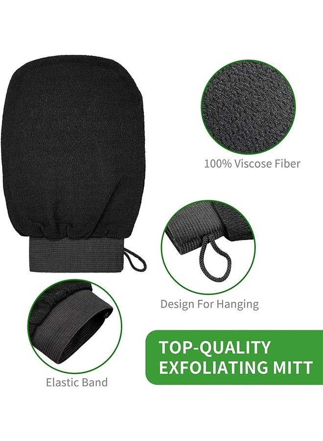 Men's Bath Shower Scrubber Exfoliating Mittens for Men Women for Peeling and Body Cleaning - Image 5