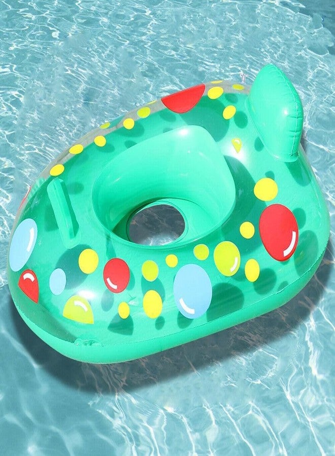 VDHJA Swimming Tube Baby Safety Floating Swim Pool Floating Swim Pool Boa Inflatable Swimming Safety Tube Anti Flip Float Aid Baby Seat Boat Shape Floating Boat (Multicolor) - Image 2