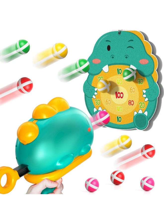 Halamodo لوحة طلقات التنين للأطفال مع 12 كرة لاصقة، لعبة هدف للألعاب النارية، ألعاب تنافسية داخلية وخارجية، مجموعة إطلاق نار مزدوجة الاستخدام داخلية وخارجية، لعبة تعليمية تفاعلية بين الوالدين والطفل لتخفيف الضغط، هدايا عيد الميلاد للأطفال - Image 2