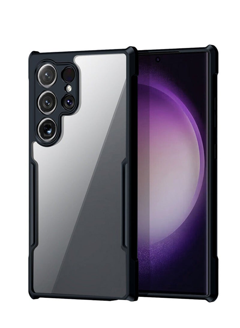 X-level Samsung Galaxy S24 Ultra Case Cover Transparent Support Wireless Charging Shockproof Camera Len Protection Comfortable Touch Feel Hard Back Soft Flexible TPU Bumper Cover Phone Accessories Protector - Image 1