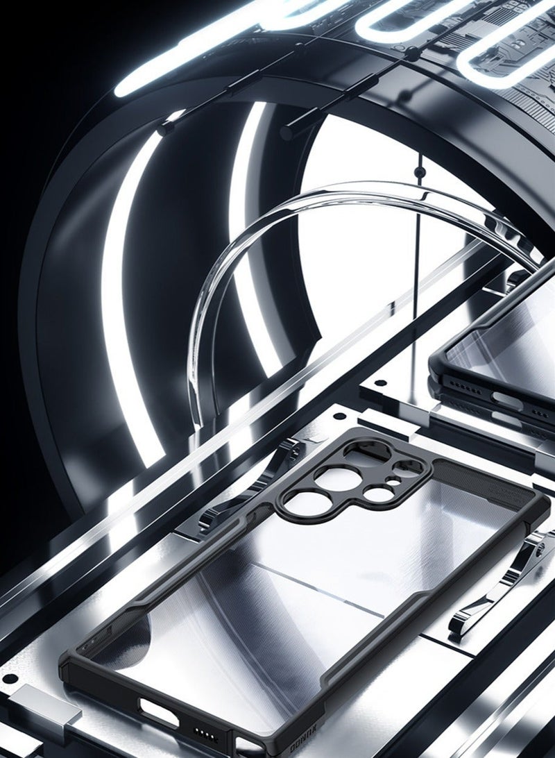 X-level Samsung Galaxy S24 Ultra Case Cover Transparent Support Wireless Charging Shockproof Camera Len Protection Comfortable Touch Feel Hard Back Soft Flexible TPU Bumper Cover Phone Accessories Protector - Image 4