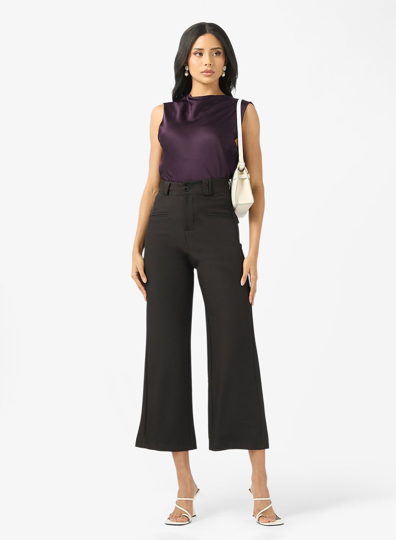 ELLA High Waisted Tailored Trouser - Image 2