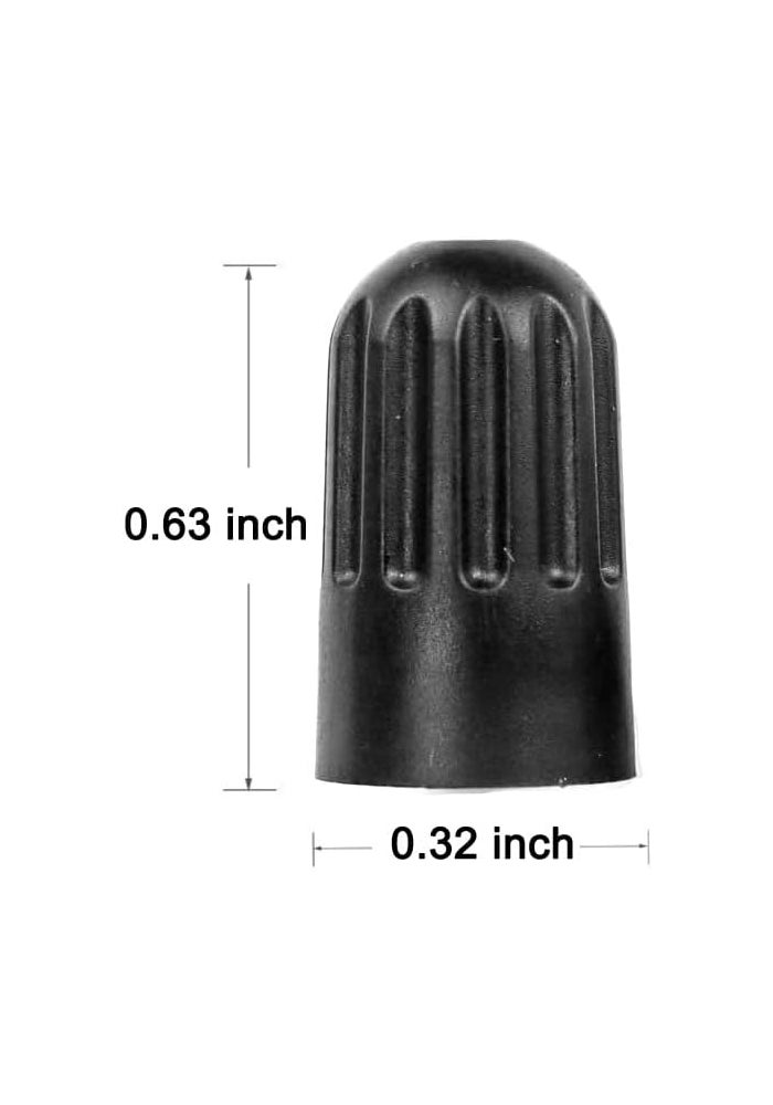 Dsycar أغطية صمّامات إطارات السيارة من ٧سلندر لطراز TR20008 مع مطاط - ٥٠ قطعة - Image 4