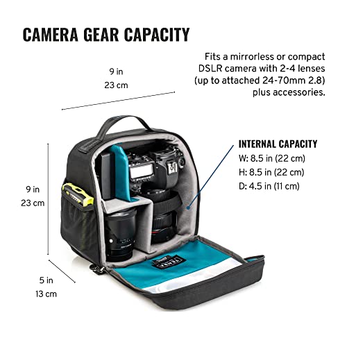 Tenba BYOB 9 DSLR Backpack Insert - Turns any bag into a camera bag for DSLR and Mirrorless cameras and lenses – Black (636-622) - Image 2