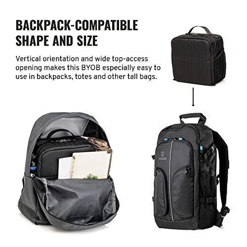 Tenba BYOB 9 DSLR Backpack Insert - Turns any bag into a camera bag for DSLR and Mirrorless cameras and lenses – Black (636-622) - Image 5