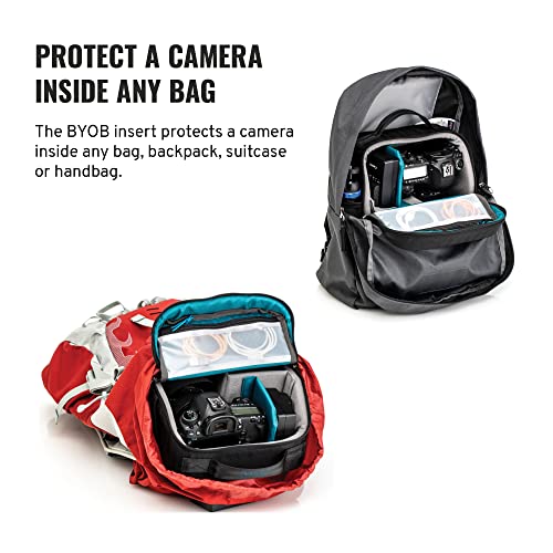 Tenba BYOB 9 DSLR Backpack Insert - Turns any bag into a camera bag for DSLR and Mirrorless cameras and lenses – Black (636-622) - Image 3