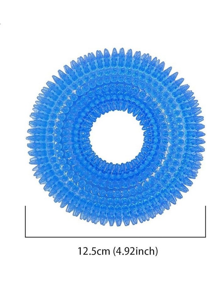 Squeaker Spike Ball And Ring Chew Toy For Cleans Teeth, Promotes Good Dental And Gum Health For Your Pet (Set Of 2) - Image 3