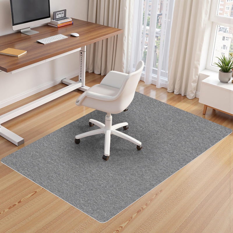 Higoom Office Chair Mat,Hard Floor Chair Mat Suitable for Hardwood and Tile Floors,Large Non-Slip Floor Protection Mat,Does Not Pill,Grey(36"x48") - Image 1