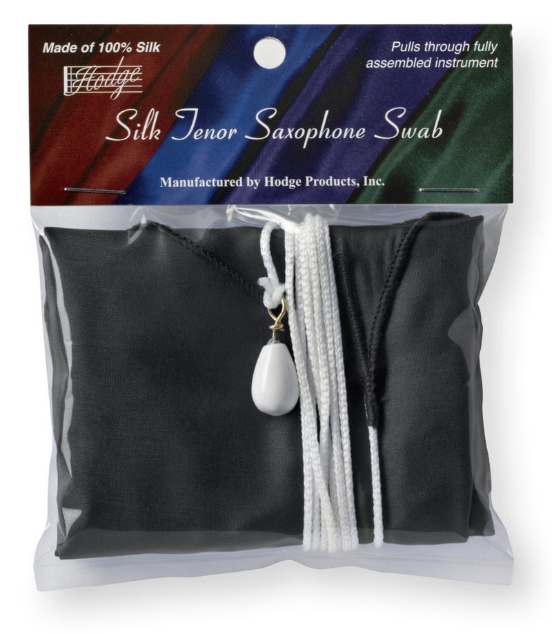 Hodge Silk Tenor Saxophone Swab - Black - Image 2