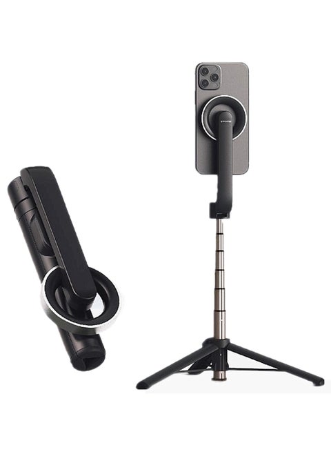 Magsafe Selfie Stick, 3 in 1 Extendable Selfie Stick Tripod with Detachable Bluetooth Wireless Remote Phone Holder for iPhone 12/13/14seiers