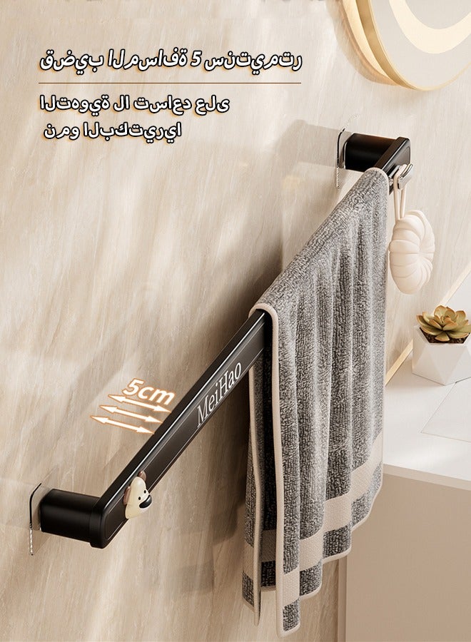 كوخ المنزل شريط منشفة الحمام ، لكمة خالية ، رف الأحذية الموفرة للمساحة ، قصيرة + طويلة 2 قطعة مجموعة - Image 2