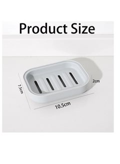 SUNSAR Soap Dish Holder Set, 4-Piece Portable Shower Box, Non-slip Design for Bathroom and Kitchen  - Image 2
