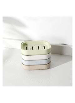 SUNSAR Soap Dish Holder Set, 4-Piece Portable Shower Box, Non-slip Design for Bathroom and Kitchen  - Image 4