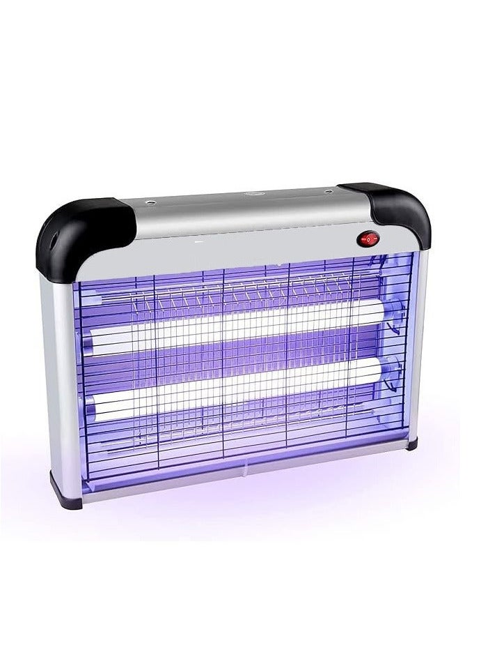 Microplus مبيد الحشرات الكهربائي، قاتل البعوض الداخلي يجذب الذباب بضوء UV 12W للمطبخ، المنزل، الأماكن الداخلية، الحديقة، الفناء للاستخدام التجاري أو المنزلي PS-4695 - Image 1