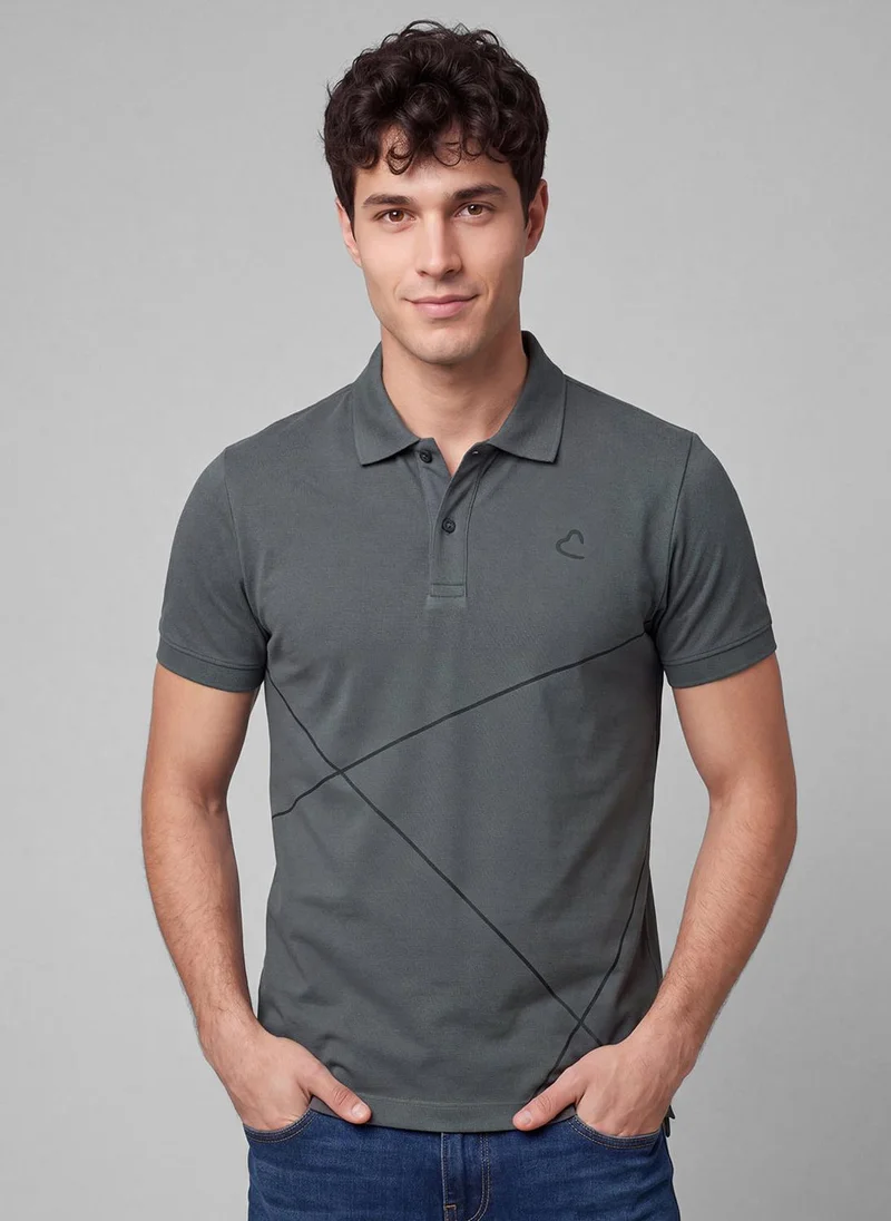 Being Human Men Regular/Classic Fit Polo T-Shirt