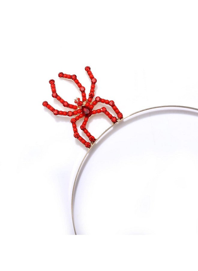 CEALXHENY Halloween Headbands Spooky Spider Bat Hairband For Women Holiday Party Hair Accessory (Spider) - Image 4