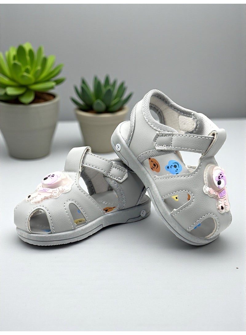 stylish Baby shoes with sound - Baby shoes with sound - Baby sandals with whistle | Sole with whistle, shoes and sandals that make noise for girls and boys, baby girl shoes and comfortable sandal slippers, baby shoes with sound in modern designs and suitable for children's gifts - Image 1