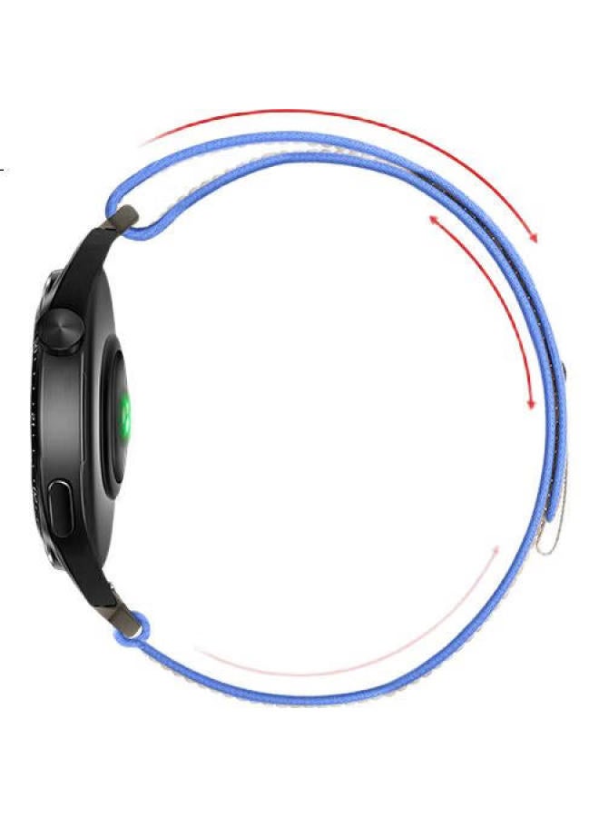 Wei Qiantu Weiqiantu Compatible With Huawei Watch Straps Gt5/Gt4/Gt3/4Pro Nylon Woven Watchband Watch3/Gt3Pro/Buds Men'S 46/48Mm Dial [Black With Black] - Image 3