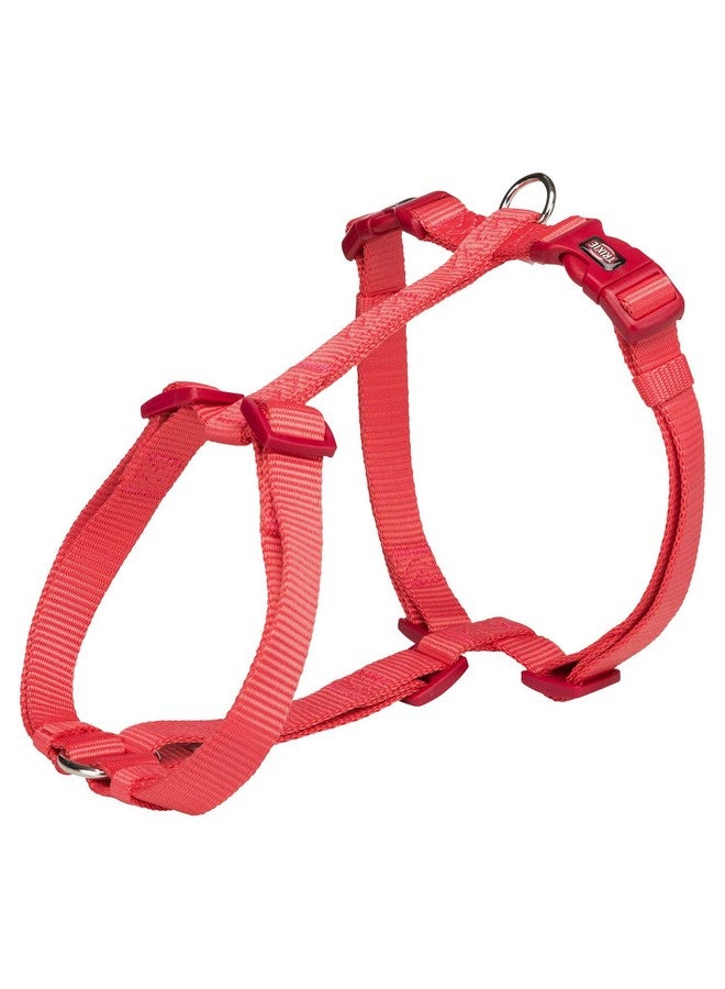 تريكسي حزام كلب ممتاز على شكل حرف H، يعزز راحة وأمان رفيقك الكلب - مقاس صغير (42-60 سم، 15 مم مرجاني)