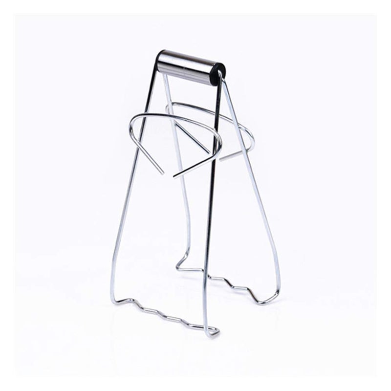AISIBO Universal Kitchen Stainless Steel Foldable Hot Plate Gripper Clip Dish Bowl Clip Retriever Pots Gripper Crockery Holder Clamp Tong 