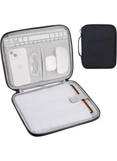 Ipad Pro 12.9 Carrying Case Bag Padded Tablet Sleeve For Ipad Pro 13 In M4 2024 Ipad Air 13 In M2 2024 Surface Pro 9 8 12.4 Galaxy Tab S9 Plus S8 Plus