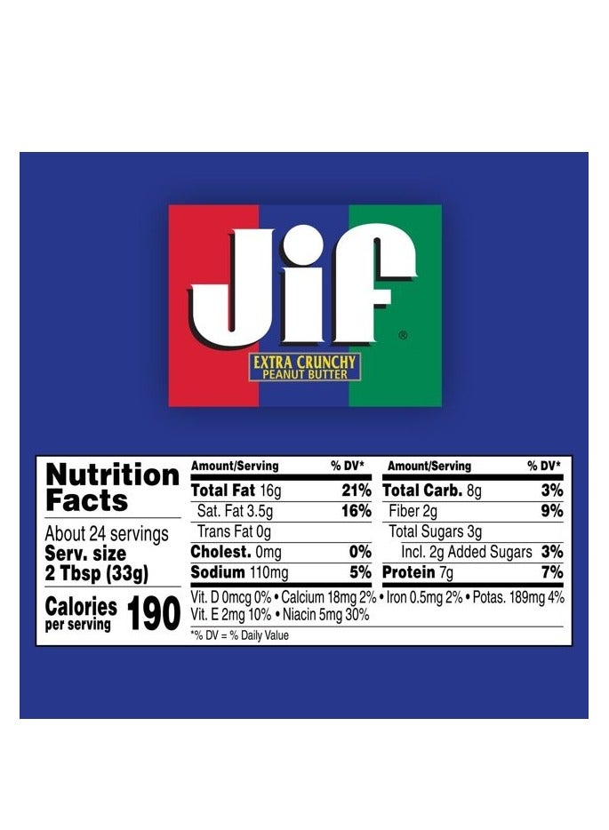 Jif زبدة الفول السوداني المقرمشة الإضافية - Image 3