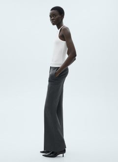 MANGO Ribbed Cotton-Blend Top  - Image 4