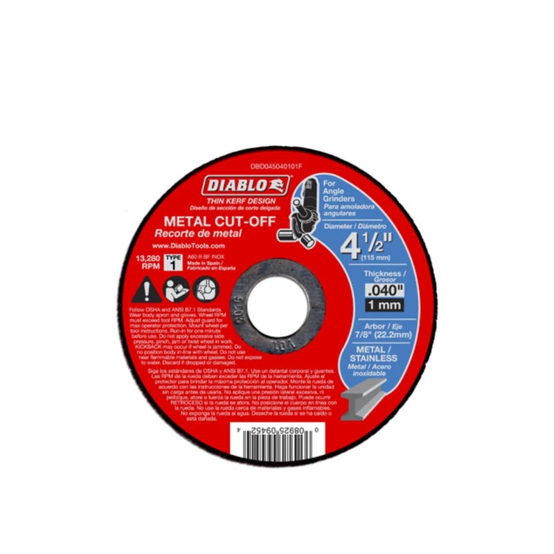 Diablo Metal Cut-Off 4 1/2 10 Pack - Image 1