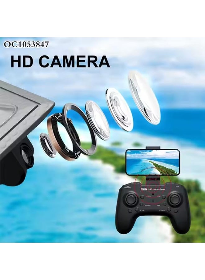 بلو فاير طائرة RC بتقنية التحكم عن بعد 4 قنوات مع كاميرا HD – طائرة قاذفة الشبح B-2 Spirit للأطفال والكبار، طائرة درون رغوية 2.4Ghz مزودة بتصوير جوي مباشر، إقلاع سهل مع مثبت جيروسكوب، وضع بدون اتجاه، عودة بزر واحد، إضاءة LED، جسم رغوي قوي وخفيف، بطارية طويلة العمر، حركات بهلوانية 360°، سرعتان، مراوح آمنة مغلقة – مثالية للمبتدئين والطيران الخارجي والتصوير الجوي - Image 2