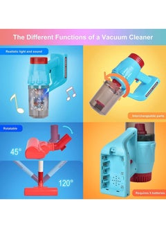 Generic Sound Light 8 Piece 68 cm Vertical Vacuum Cleaner with Accessories-Vacuum Vertical Vacuum Cleaner  - Image 4