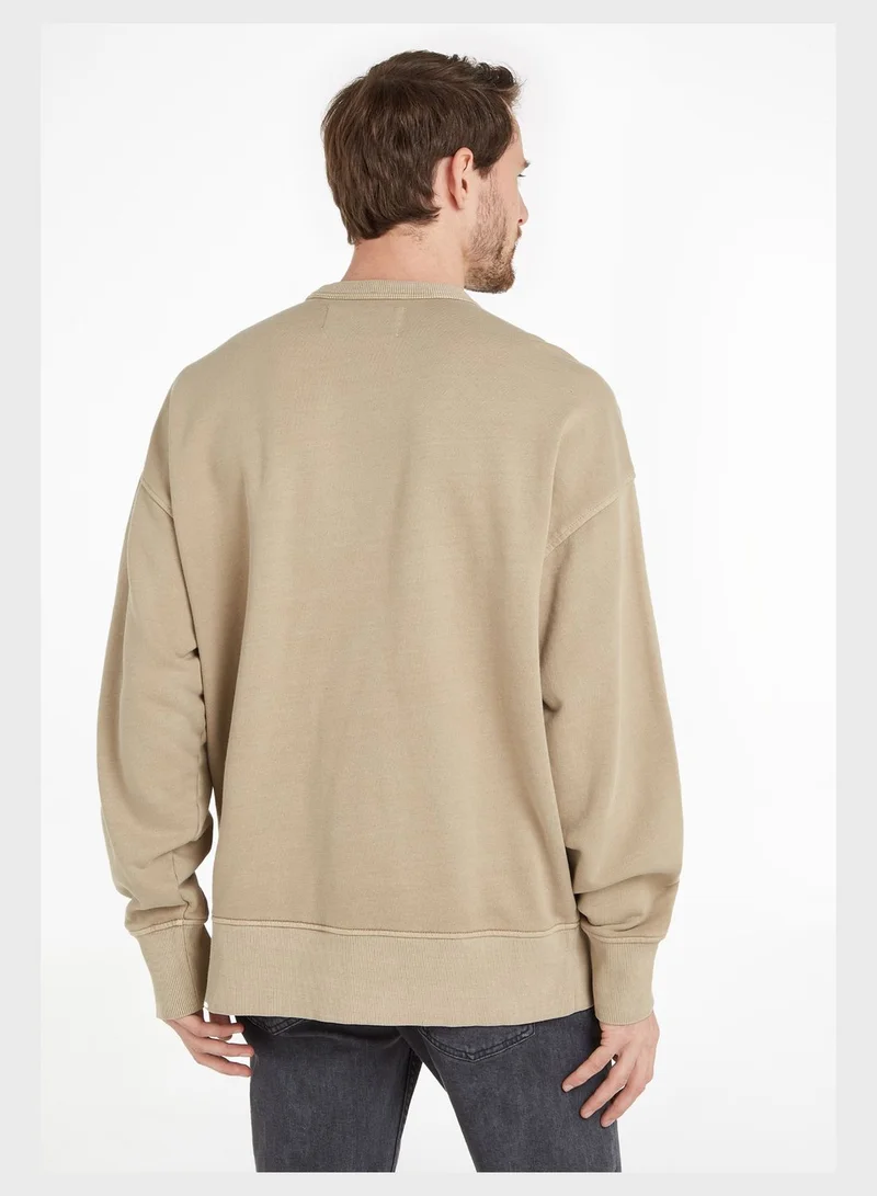 Calvin Klein Jeans Logo Crew Neck Sweatshirt