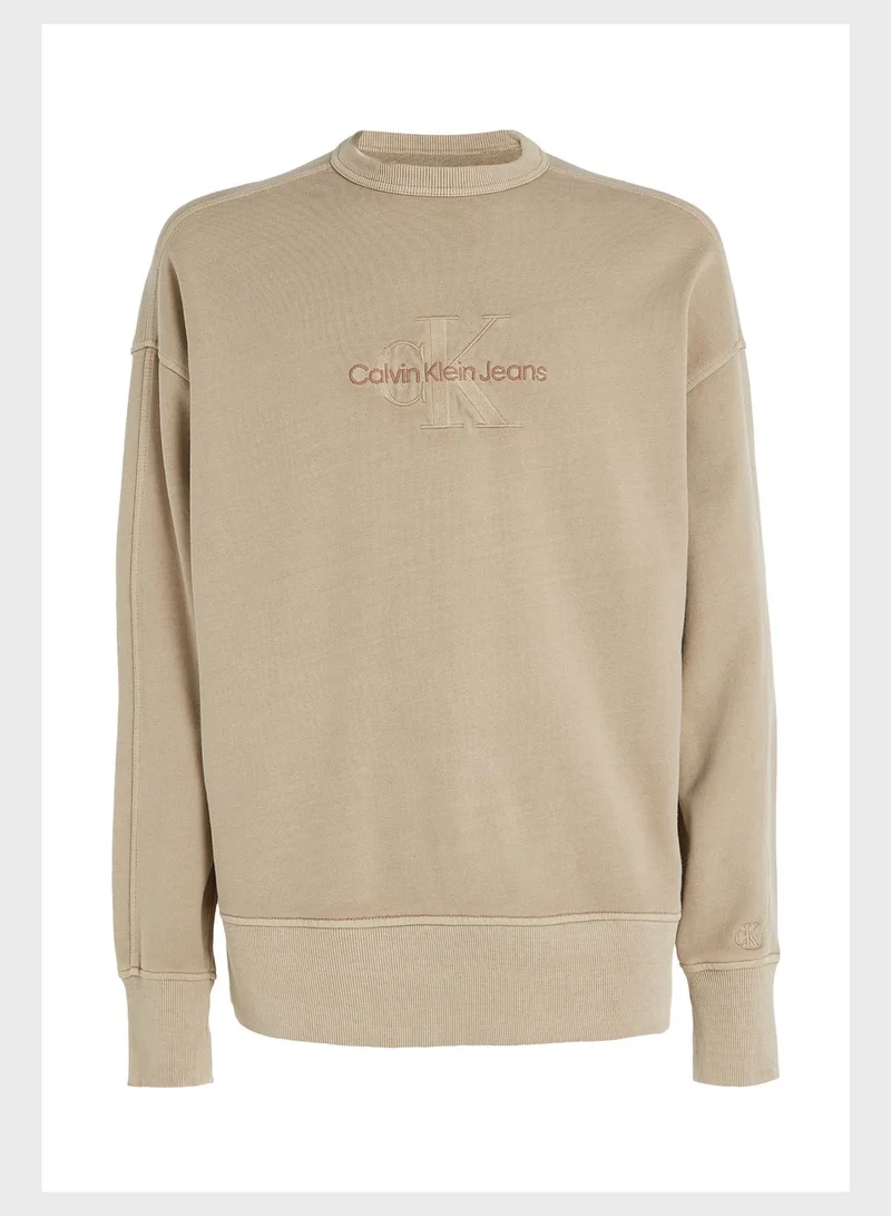 Calvin Klein Jeans Logo Crew Neck Sweatshirt
