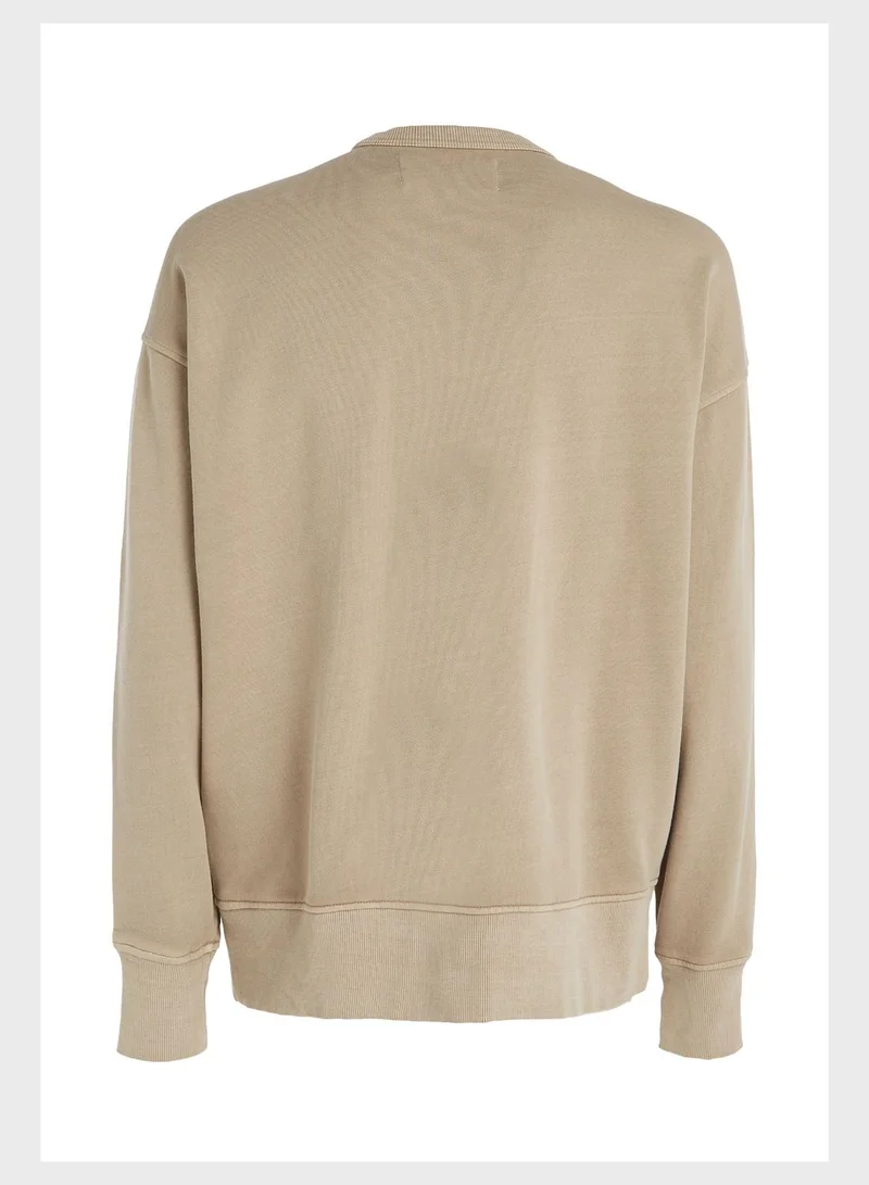 Calvin Klein Jeans Logo Crew Neck Sweatshirt