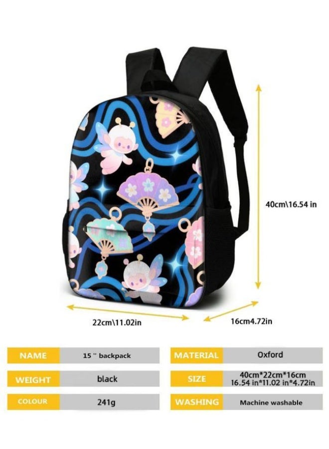 Bright Li Fire popular new cute cartoon print, three-piece practical bag combination (students, children, friends outings, mountain climbing, etc. can be used) - 82 - Image 5