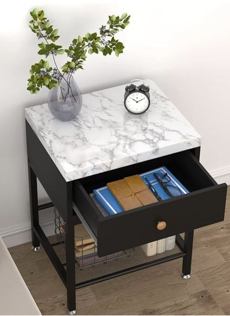 Generic - White Grey Marble Contact Paper, Peel and Stick Self-Adhesive Thick Wallpaper, Decorative Vinyl Waterproof, 300 x 40cm - Image 1