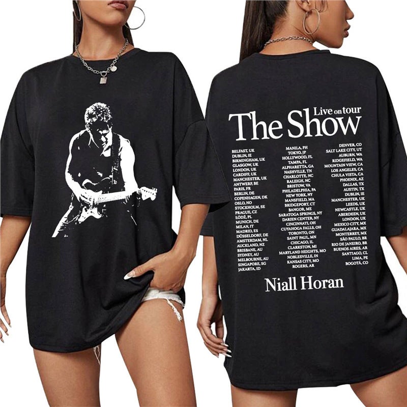 Niall Horan Guitar Po The Show Live On Tour T Shirt Men W - Image 2